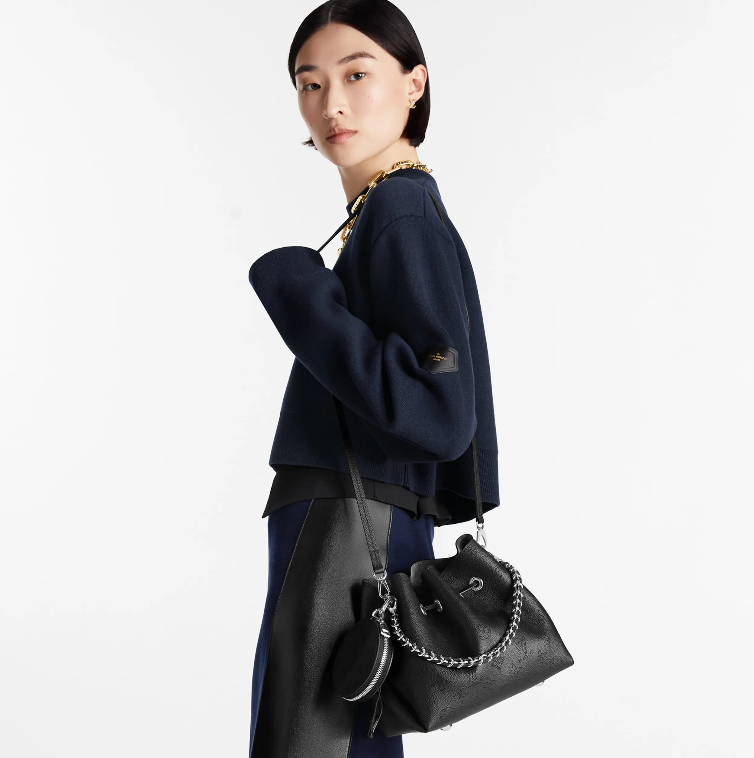 Top lv Bagsaaa M57070 Bella Black