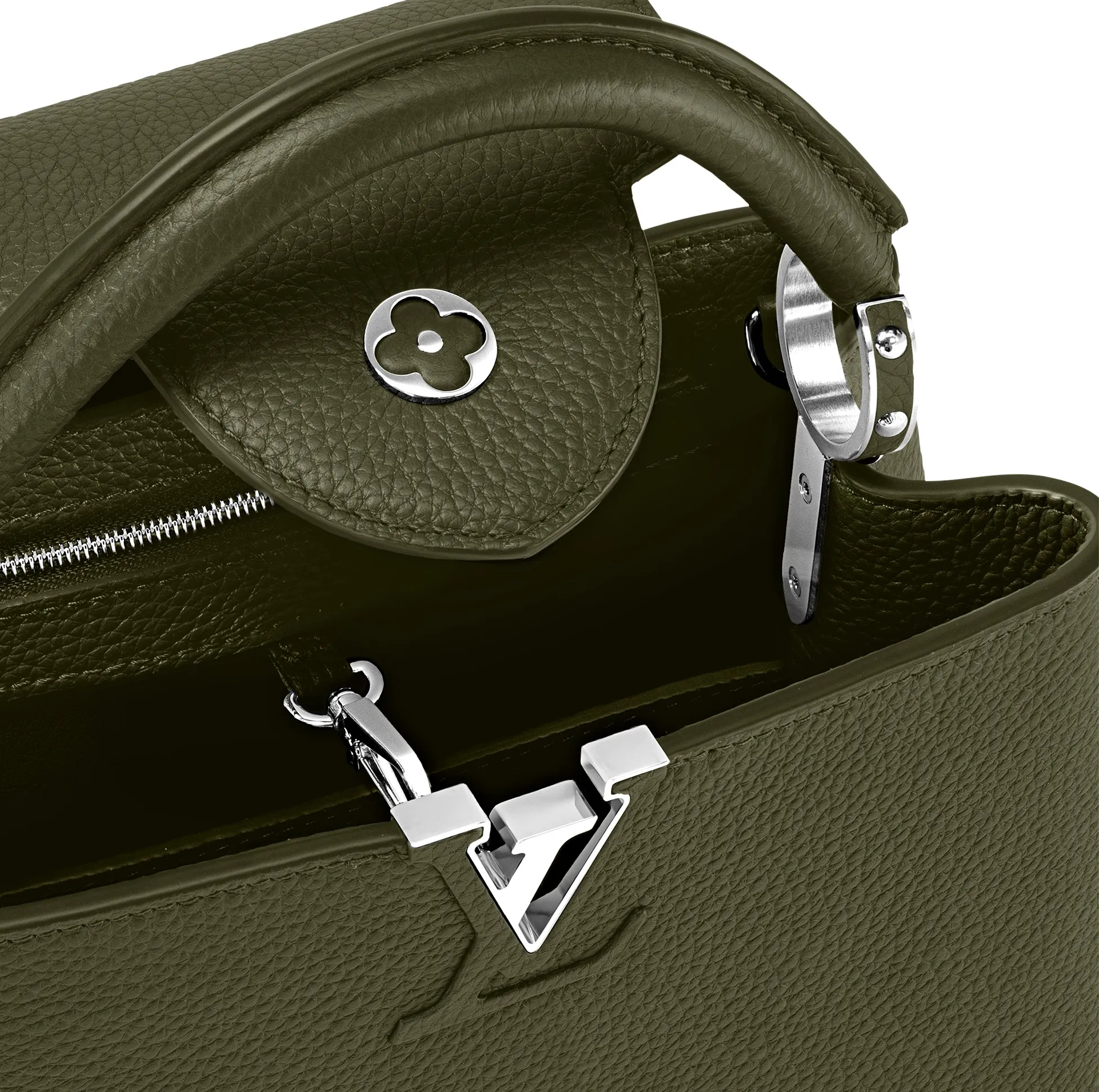 Mens burberry briefcase Bagsaaa M57227 Capucines BB Bag Khaki