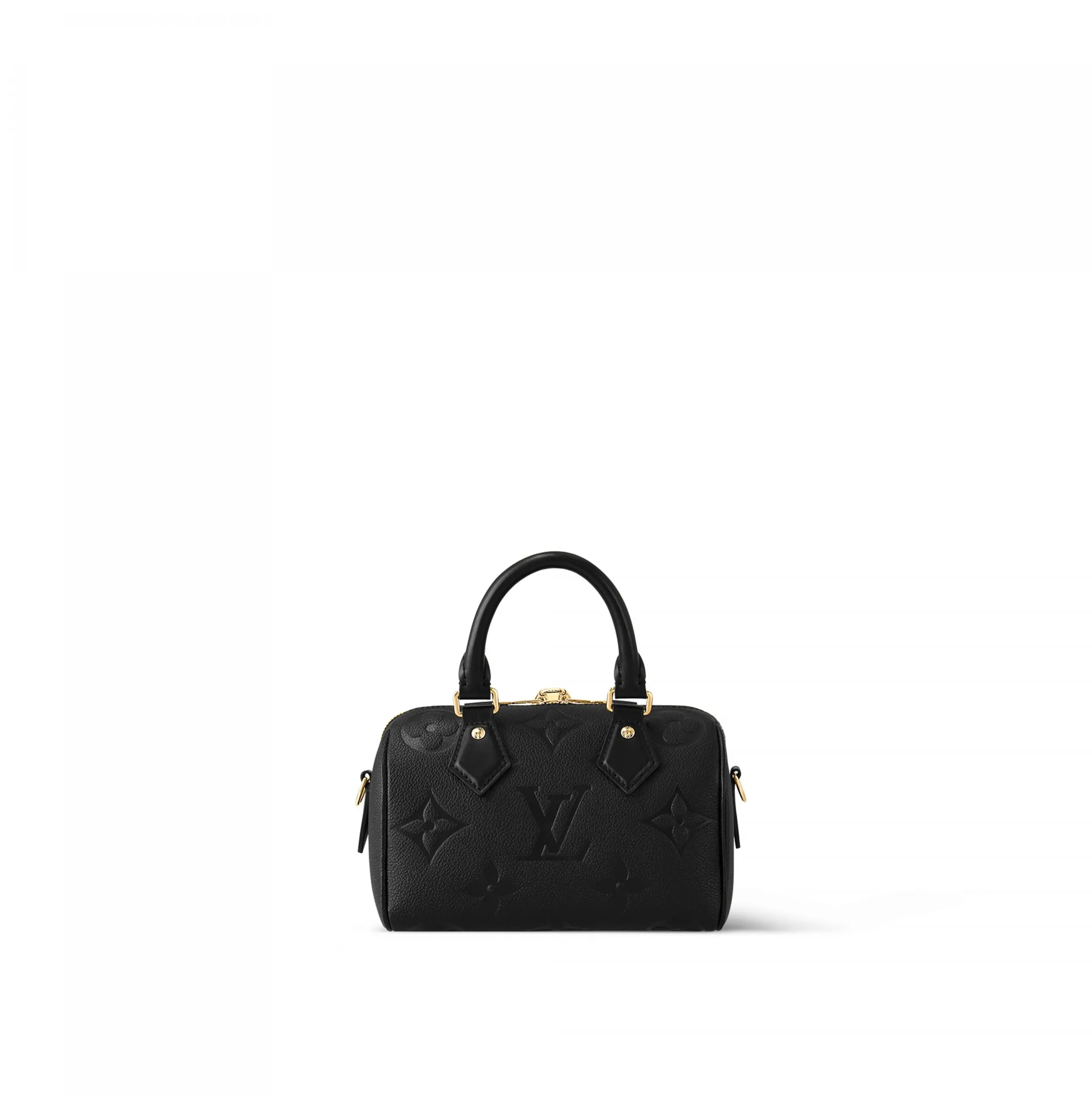 Mcqueen menswear Bagsaaa M58953 Speedy Bandoulière 20 Monogram Empreinte Leather Black