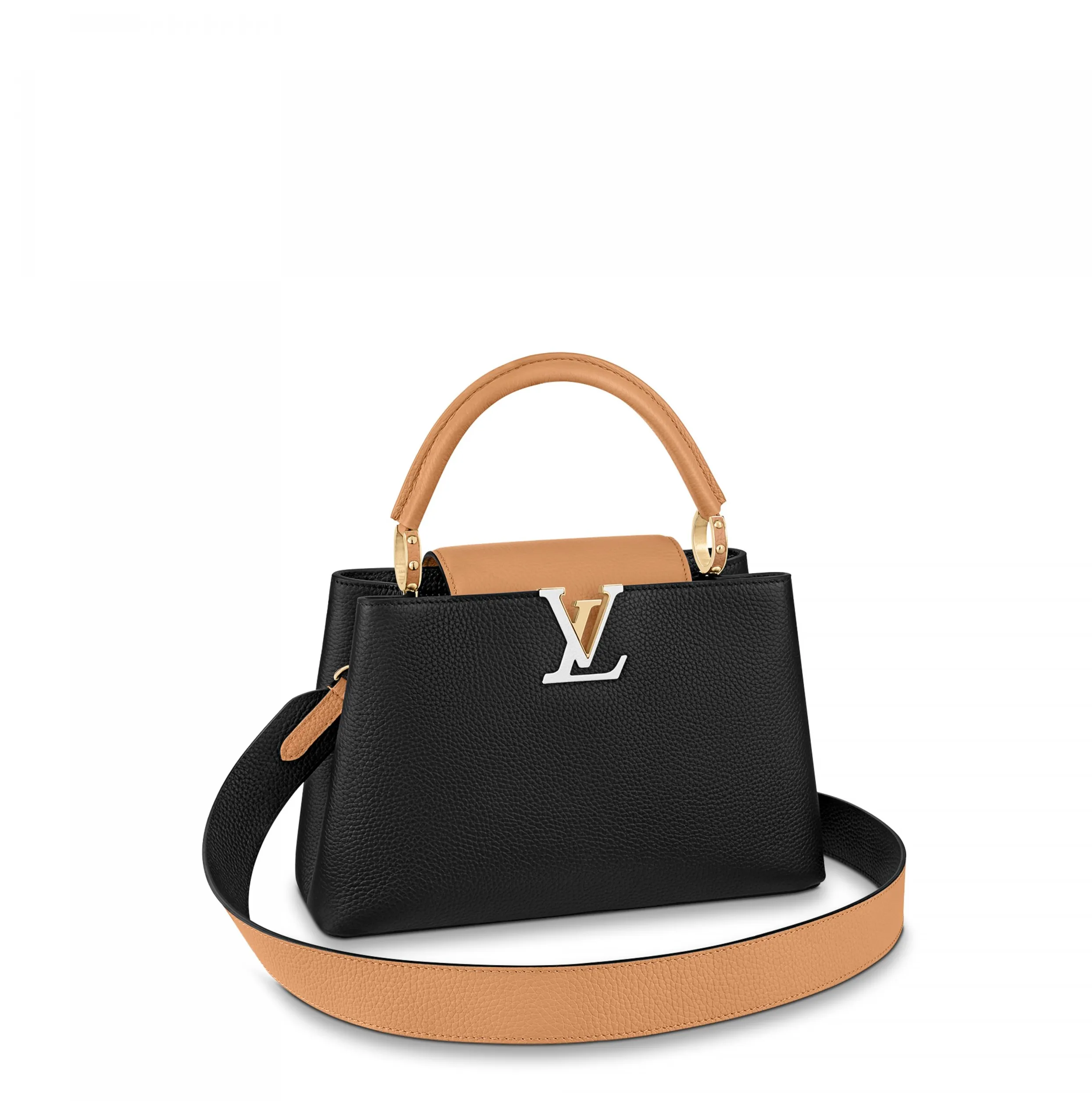 Bagsaaa M59466 Capucines PM Black Gold Arizona