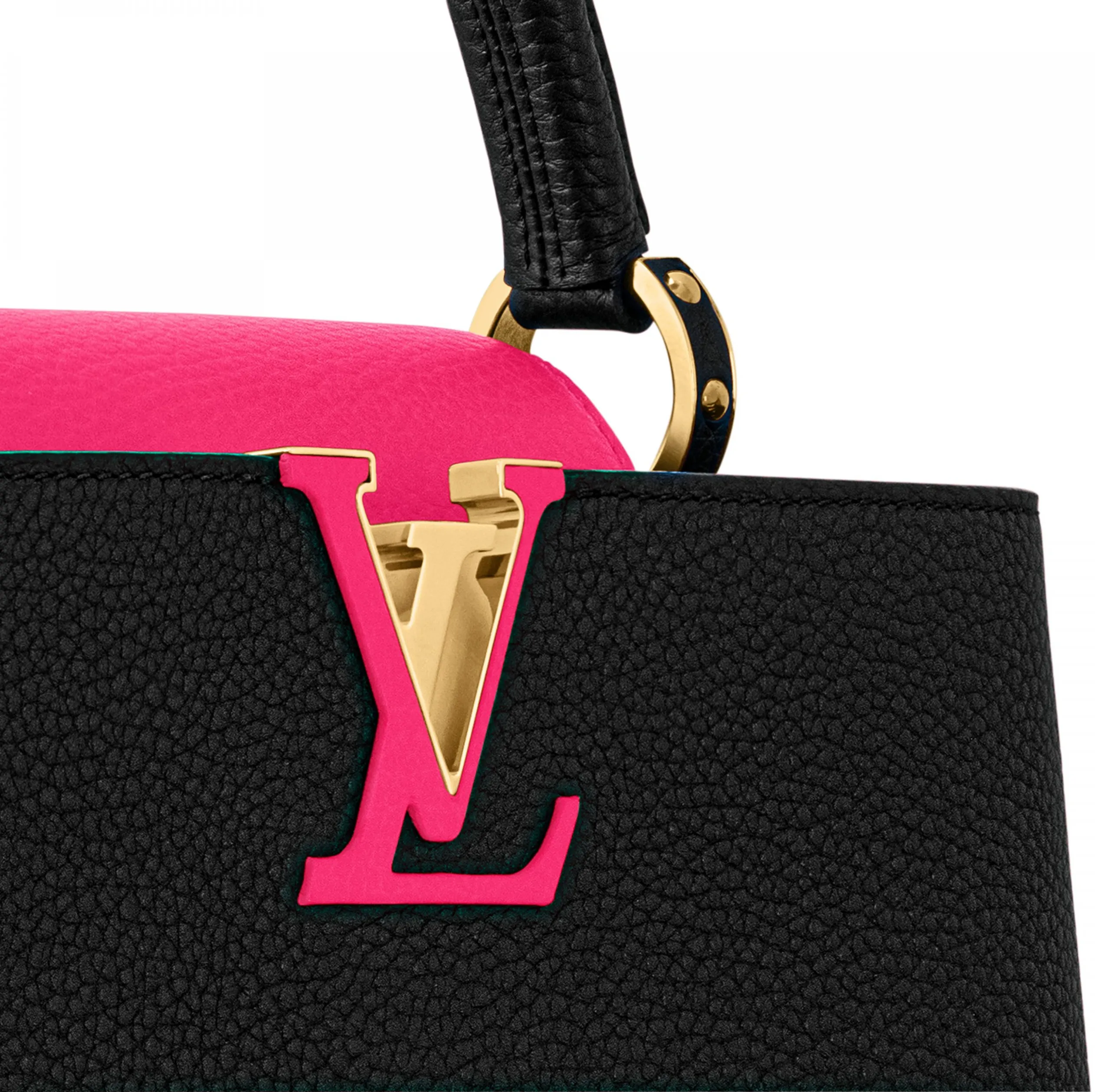 Shop for brands Bagsaaa M59882 Capucines MM Black Rose Berlingot