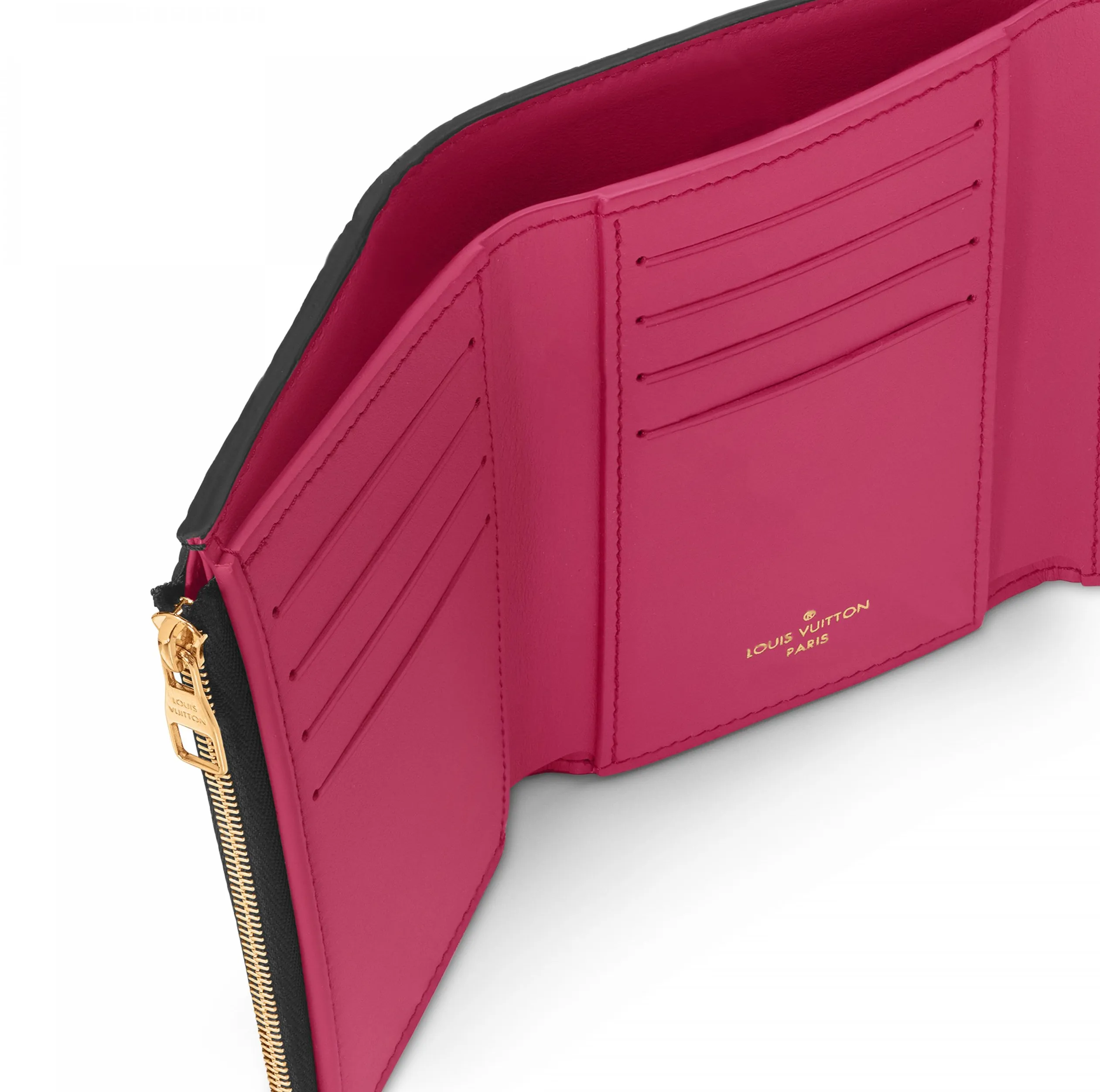 Replica shoes Bagsaaa M62157 Capucines Compact Wallet Black Pink