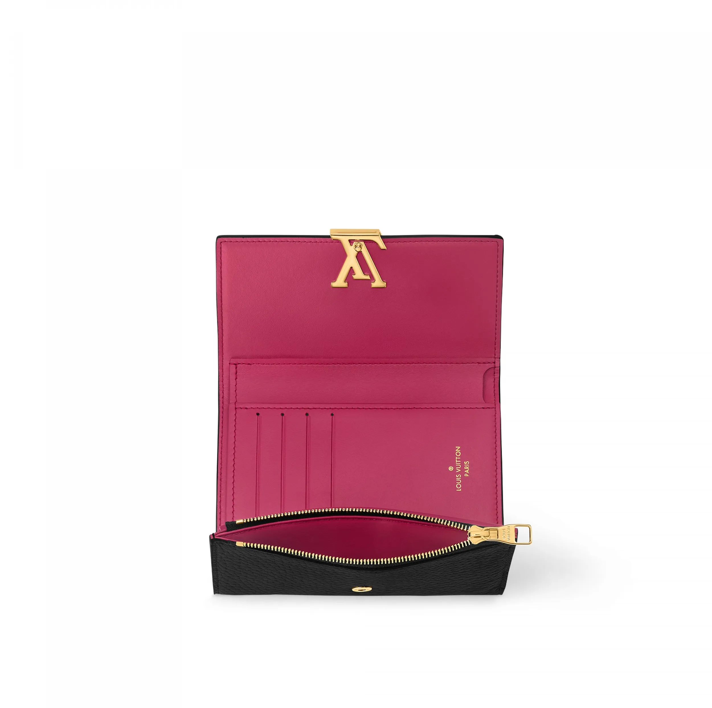 Replica shoes Bagsaaa M62157 Capucines Compact Wallet Black Pink