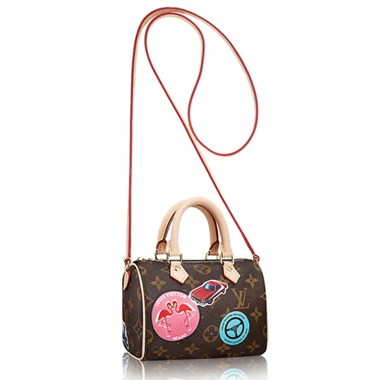 Bagsaaa M62208 Nano Speedy Crossbody Bag Monogram Canvas