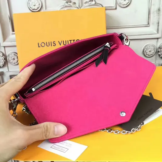 Replica miu miu Bagsaaa M64579 Pochette Felicie Crossbody Bag Epi Leather