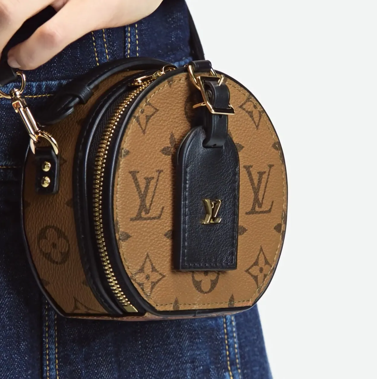 Iv belts replica Bagsaaa M68276 Mini Boite Chapeau Monogram Reverse