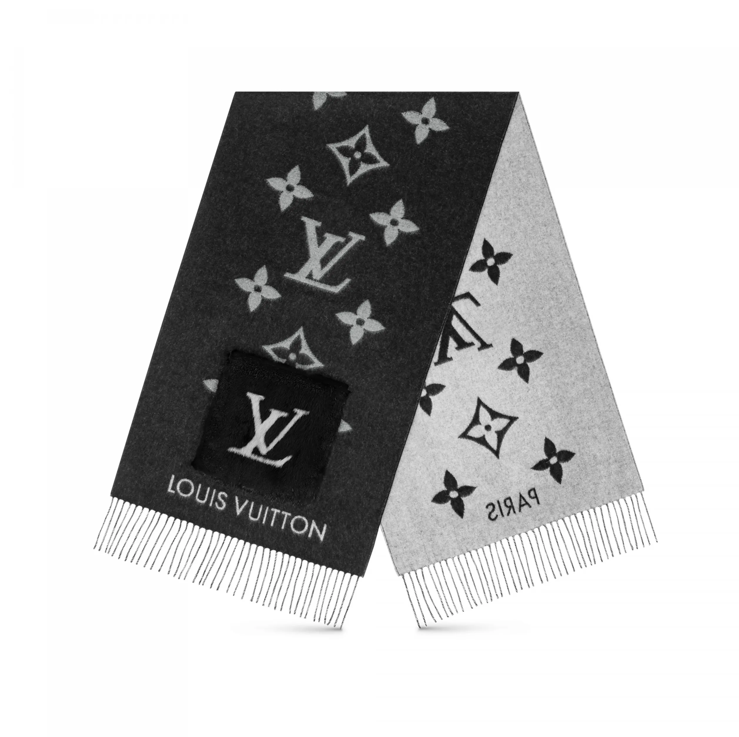 Bagsaaa M74353 Cold Reykjavik Black Scarf