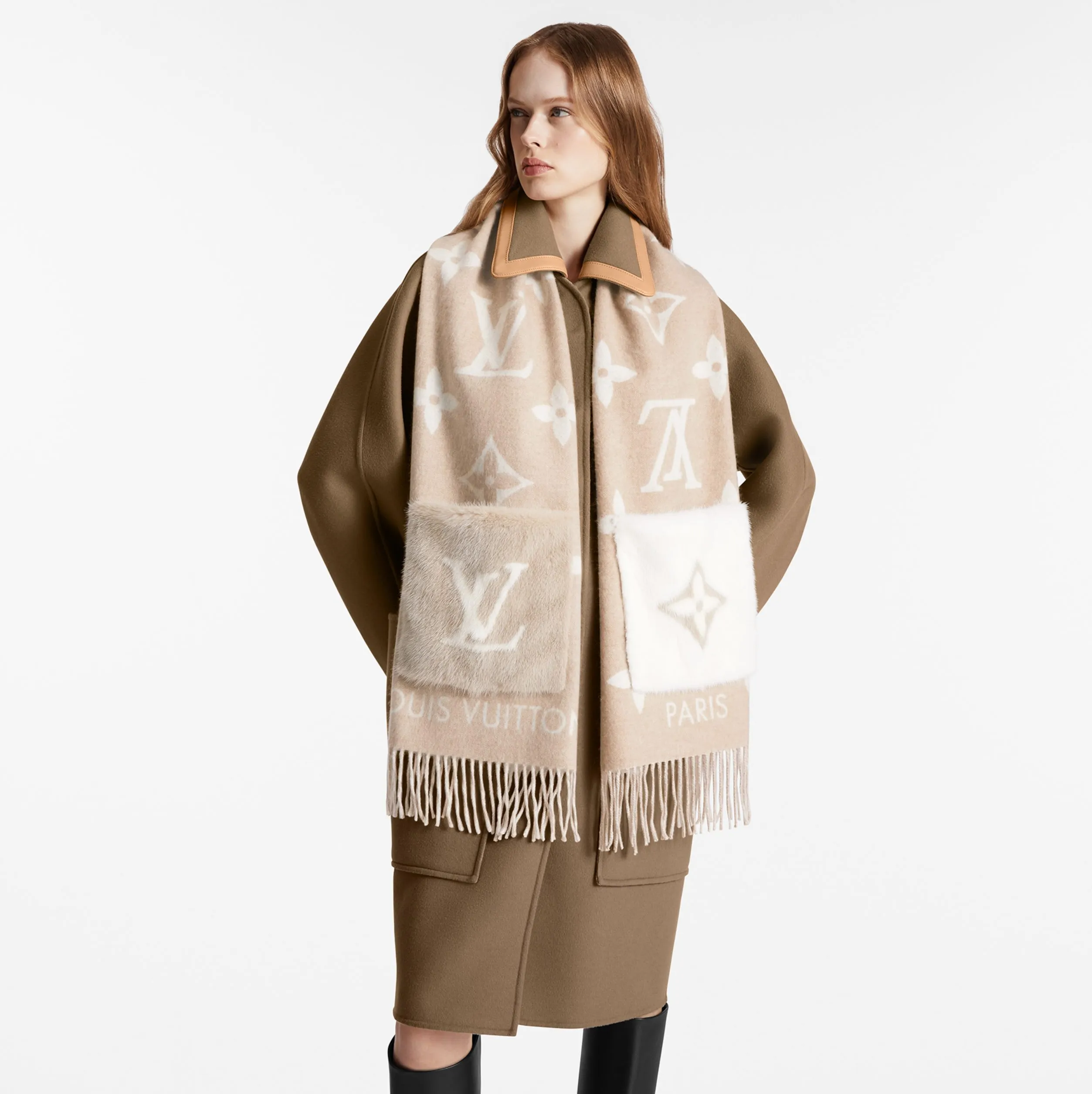 Dolce gabbana replica Bagsaaa M74354 Cold Reykjavik Beige Scarf