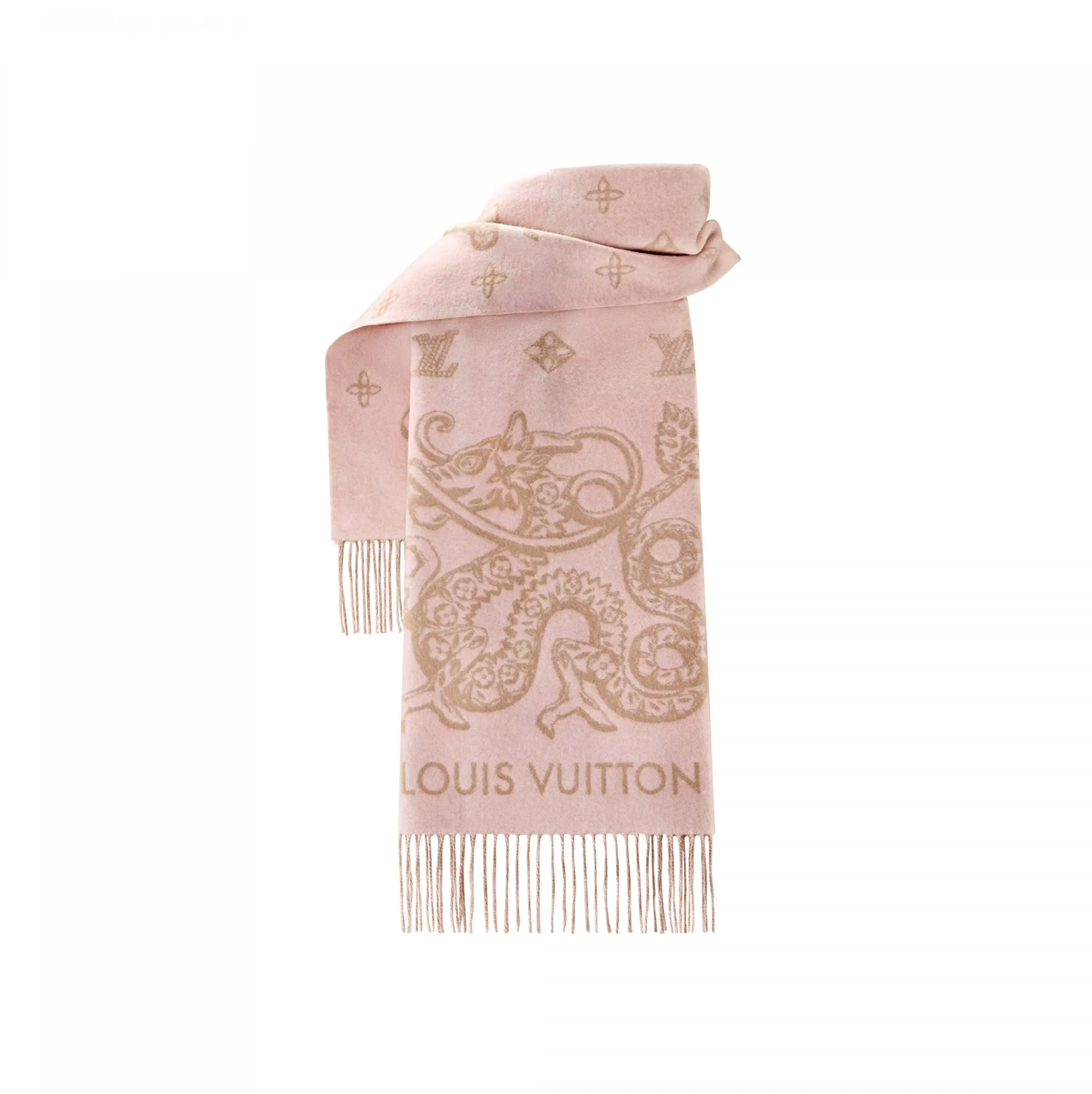 Replica shop Bagsaaa M79543 Pink Precious Dragon Reykjavik Scarf