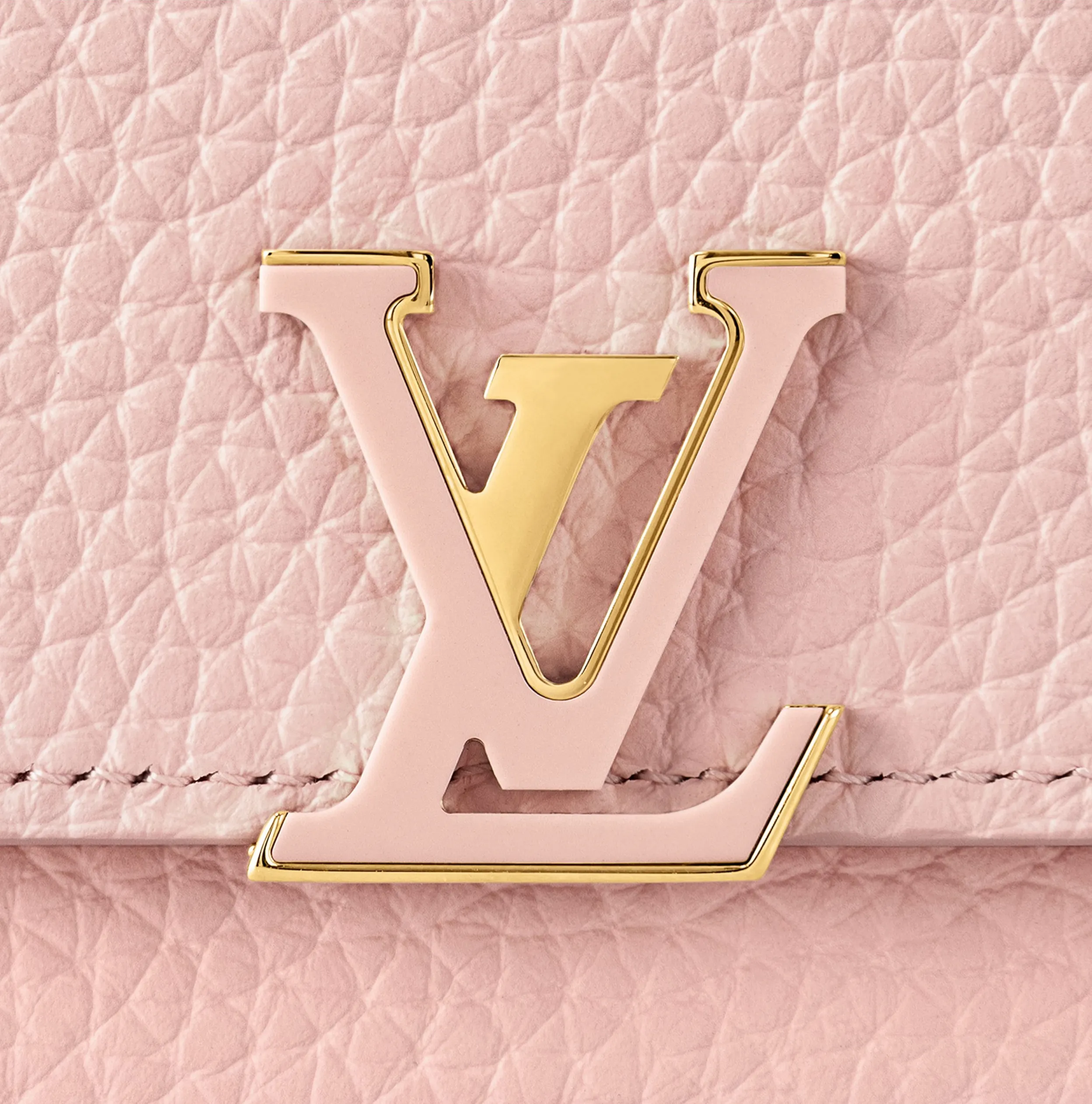 Ouis vuitton christian dior Bagsaaa M82361 Capucines Compact Wallet Rose Jasmine