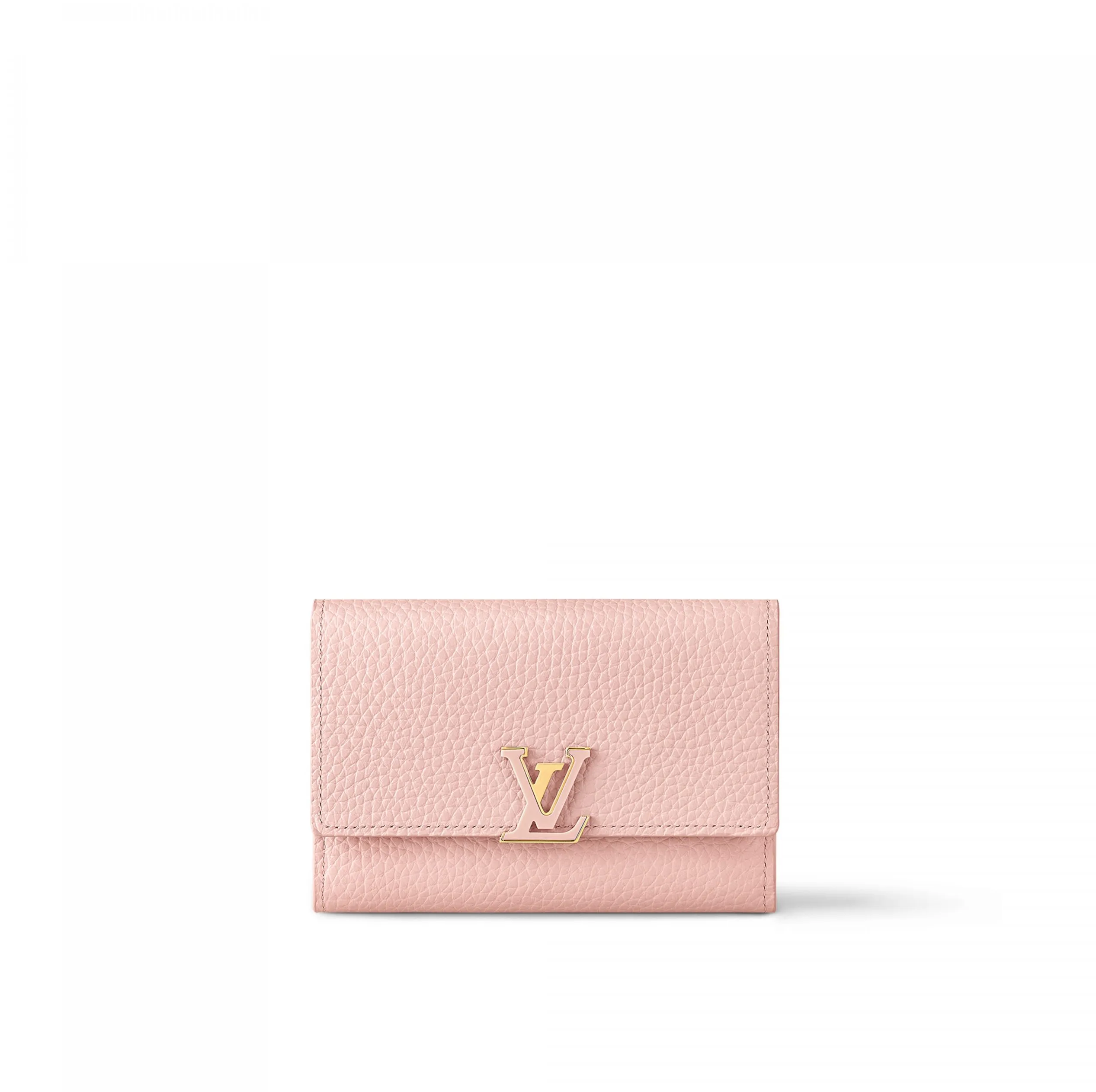 Bagsaaa M82361 Capucines Compact Wallet Rose Jasmine