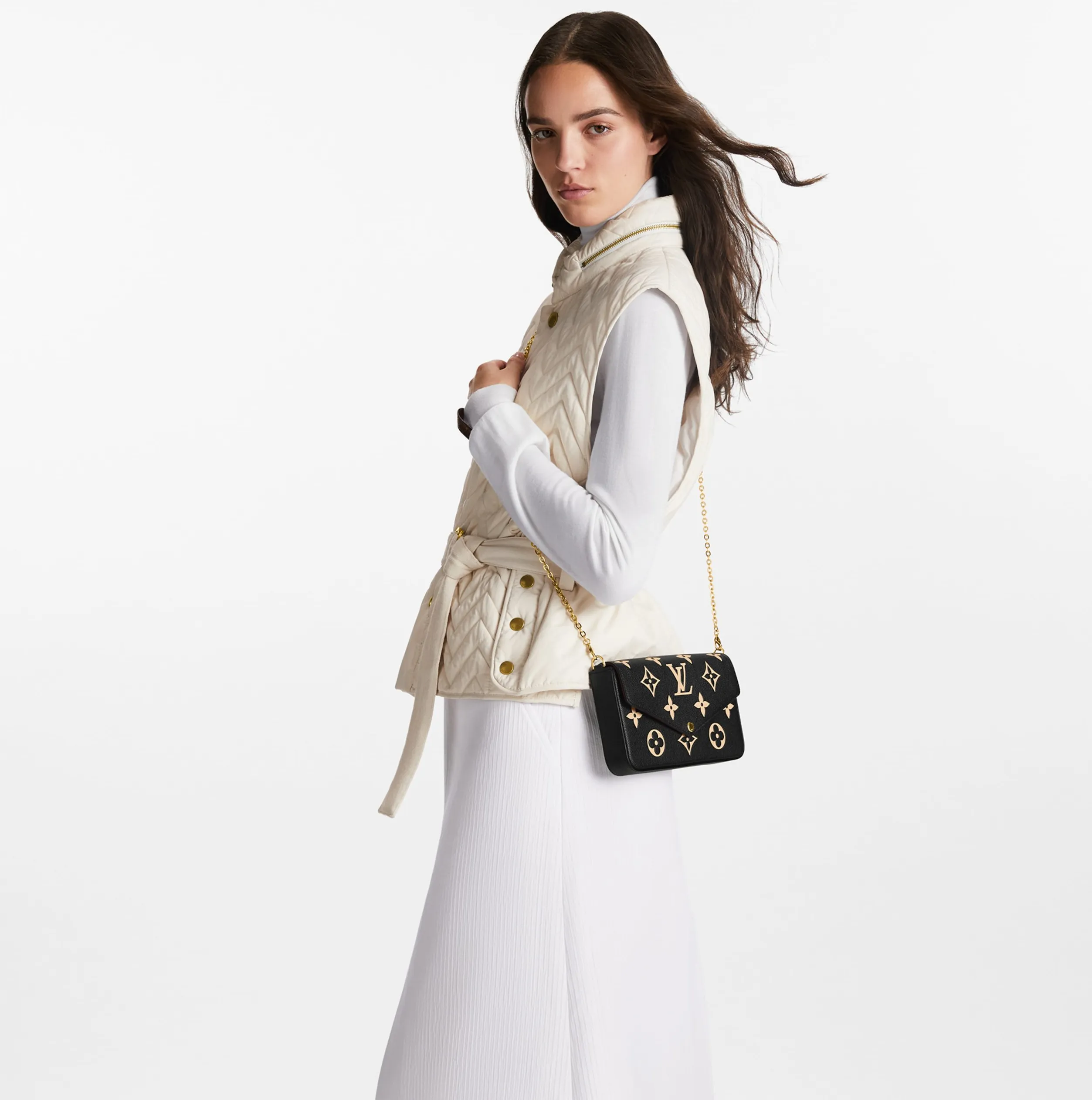 Original chanel store Bagsaaa M82479 Félicie Pochette Black
