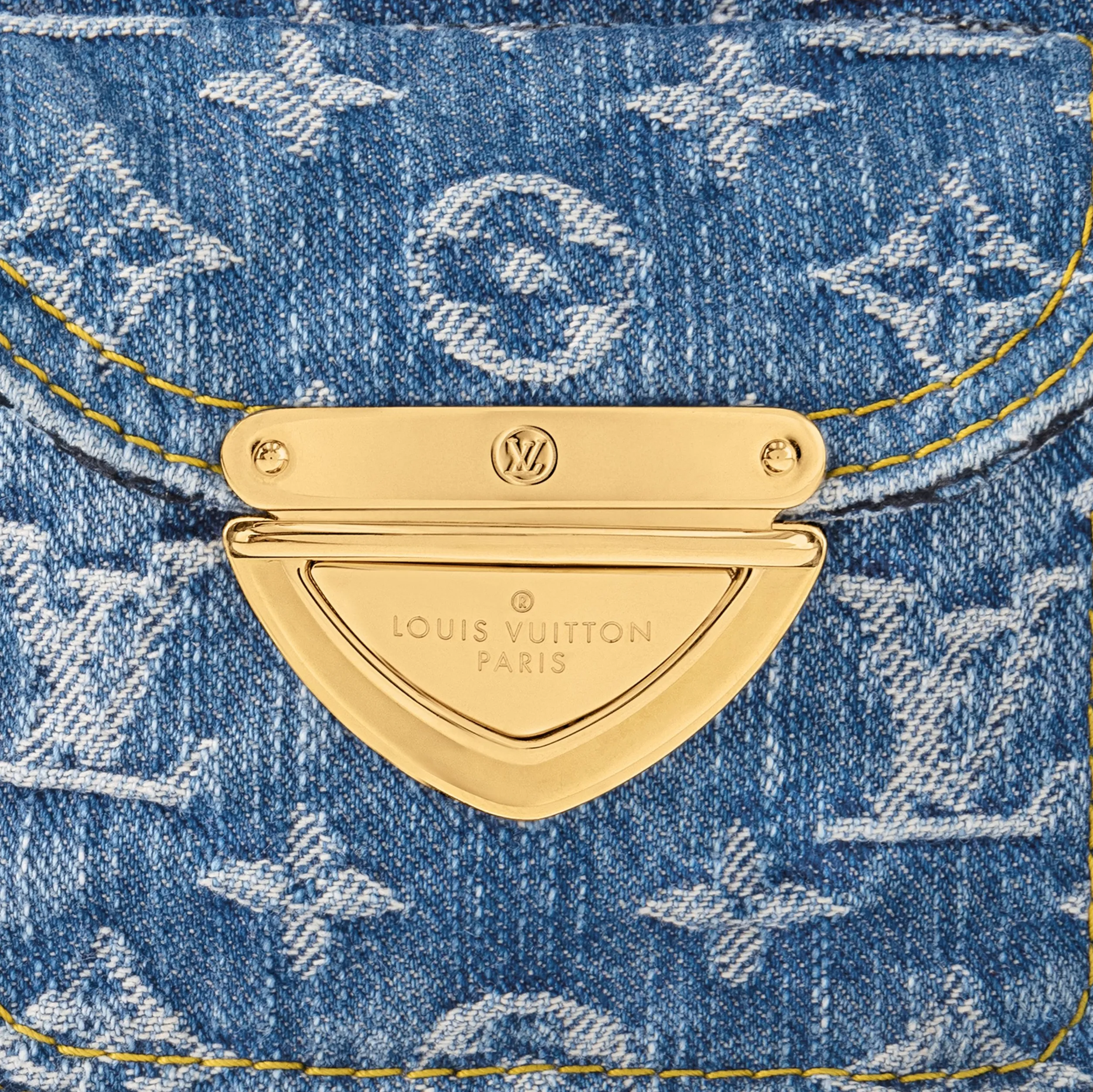 Replica goyard tote Bagsaaa M82948 Fairfax Pochette Denim Blue