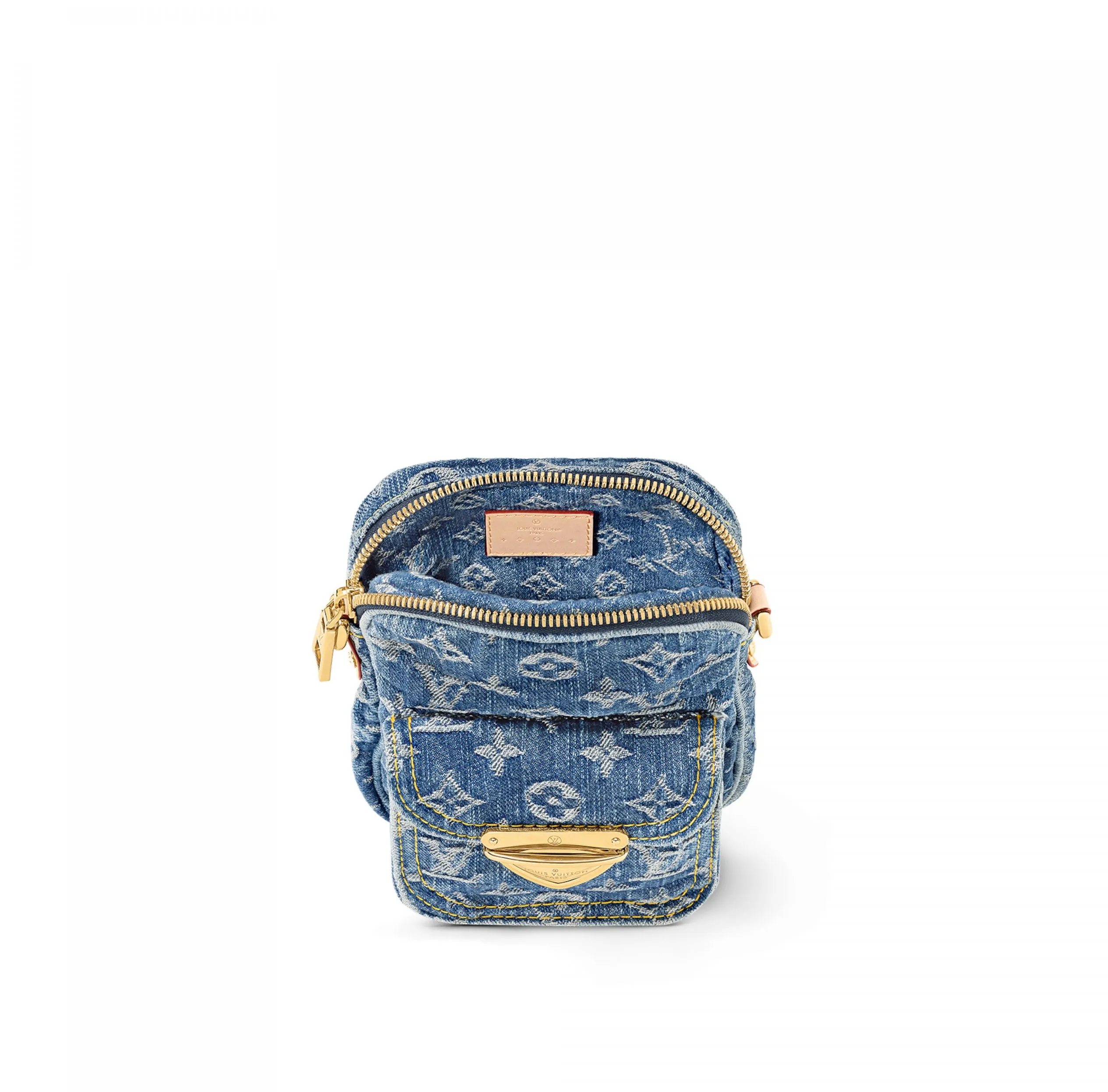 Replica goyard tote Bagsaaa M82948 Fairfax Pochette Denim Blue