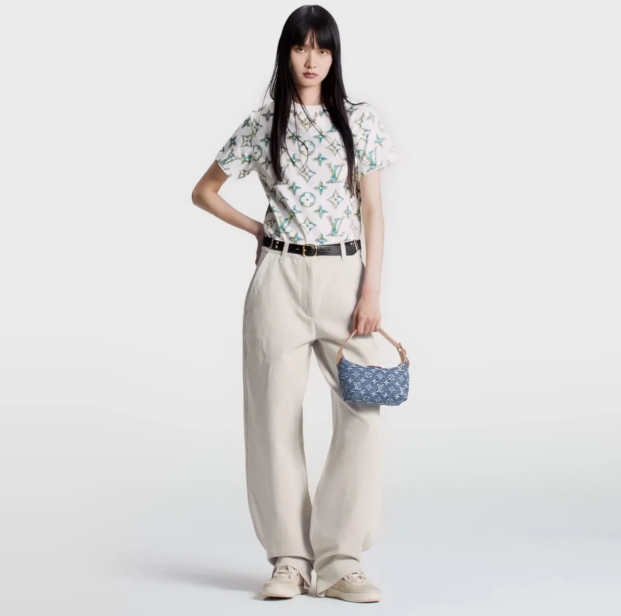 Replica chloe bag Bagsaaa M82949 Hills Pochette Denim Blue