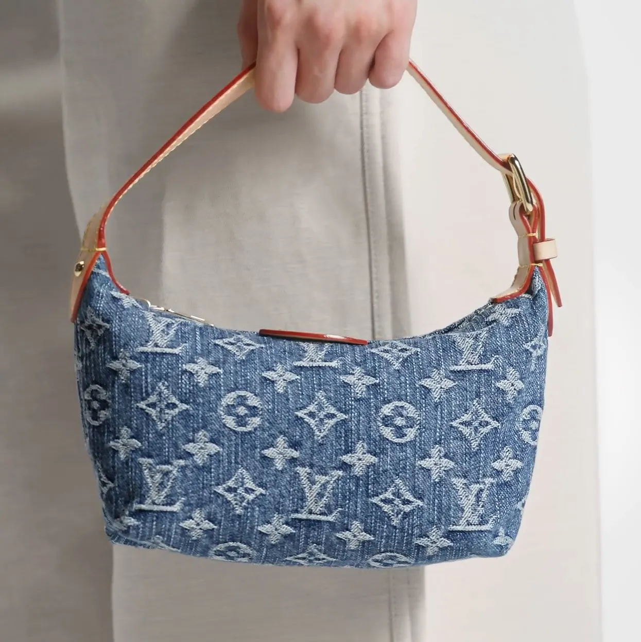 Replica chloe bag Bagsaaa M82949 Hills Pochette Denim Blue