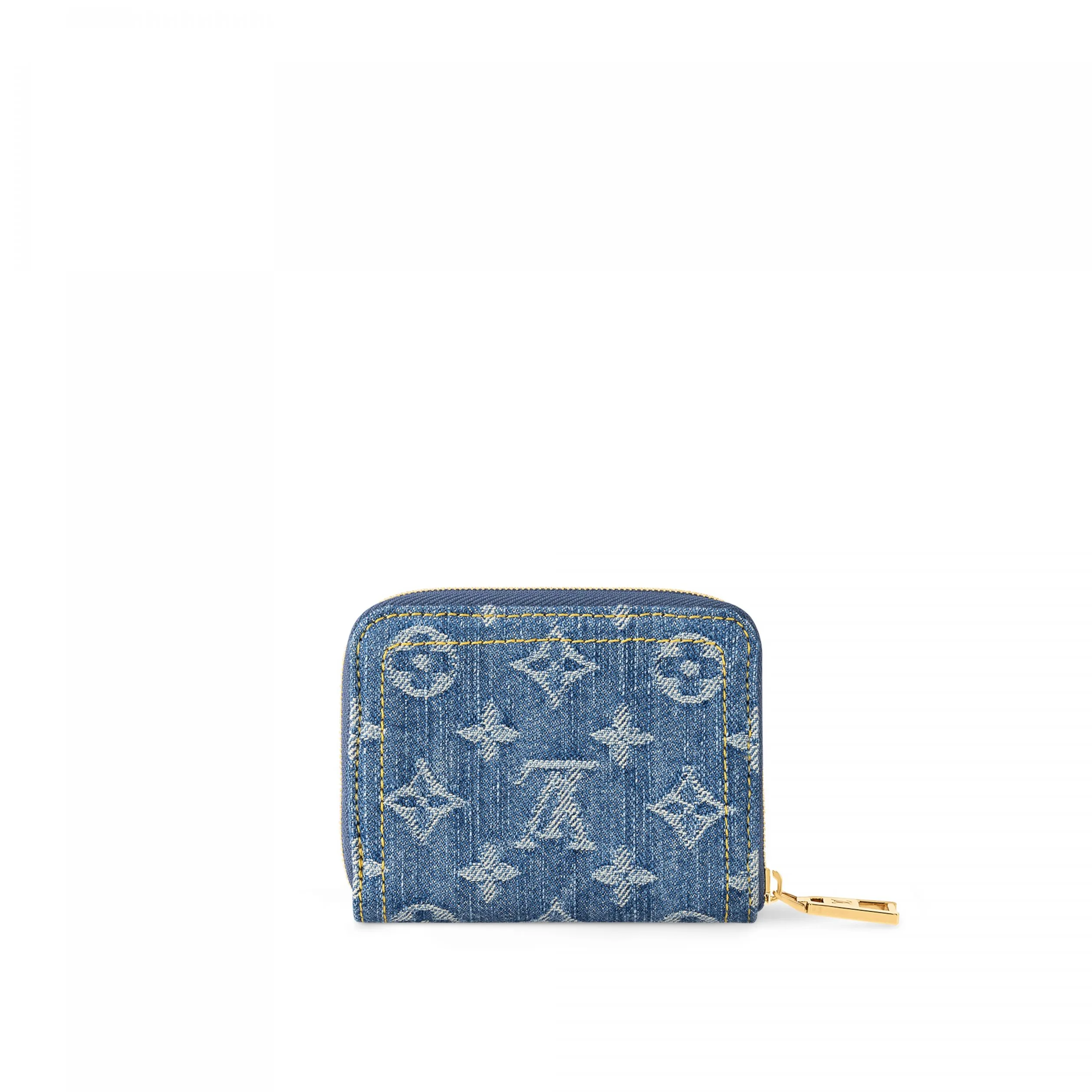 Outlet marketplace Bagsaaa M82957 Zippy Coin Purse Denim Blue