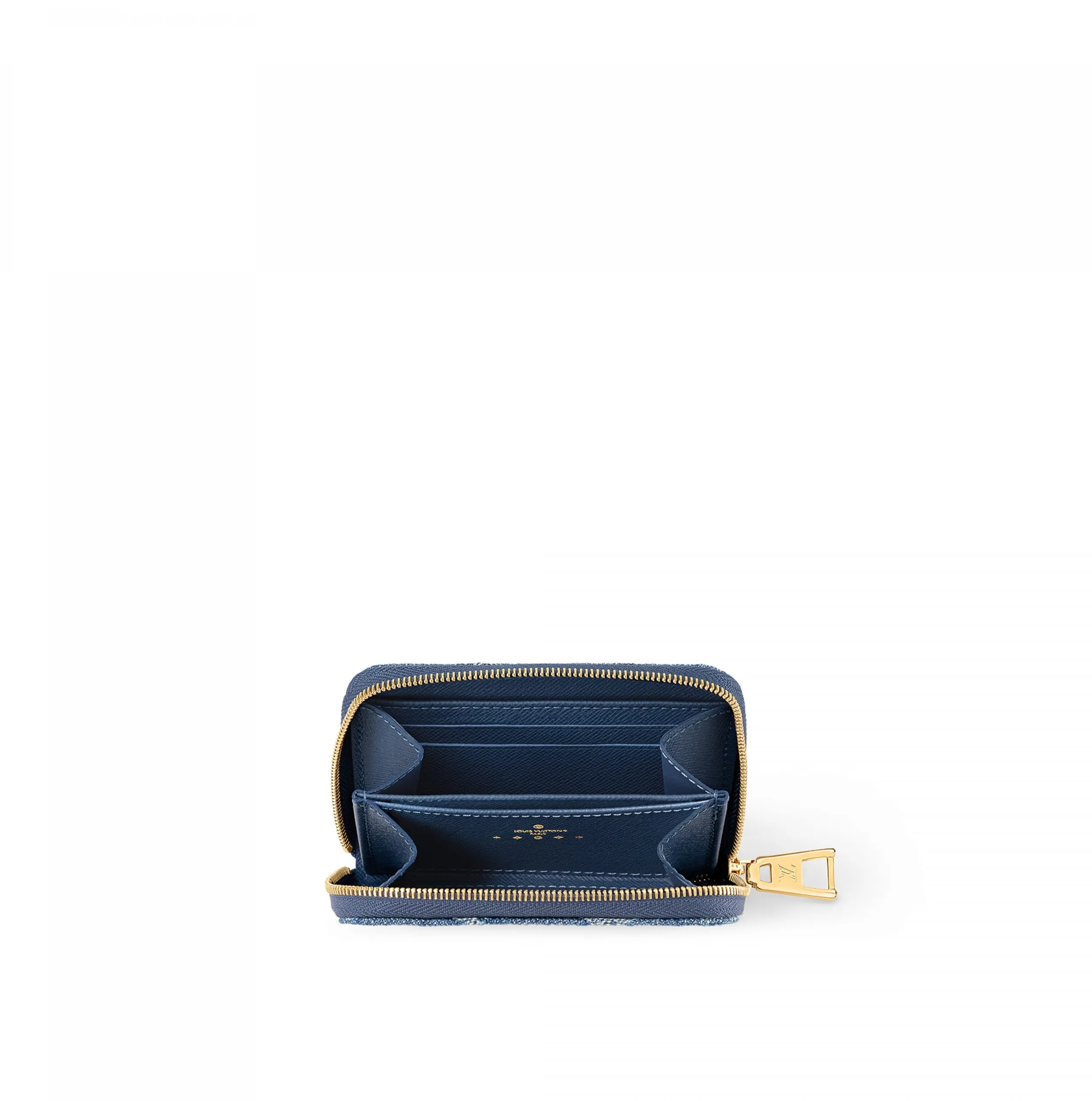 Outlet marketplace Bagsaaa M82957 Zippy Coin Purse Denim Blue