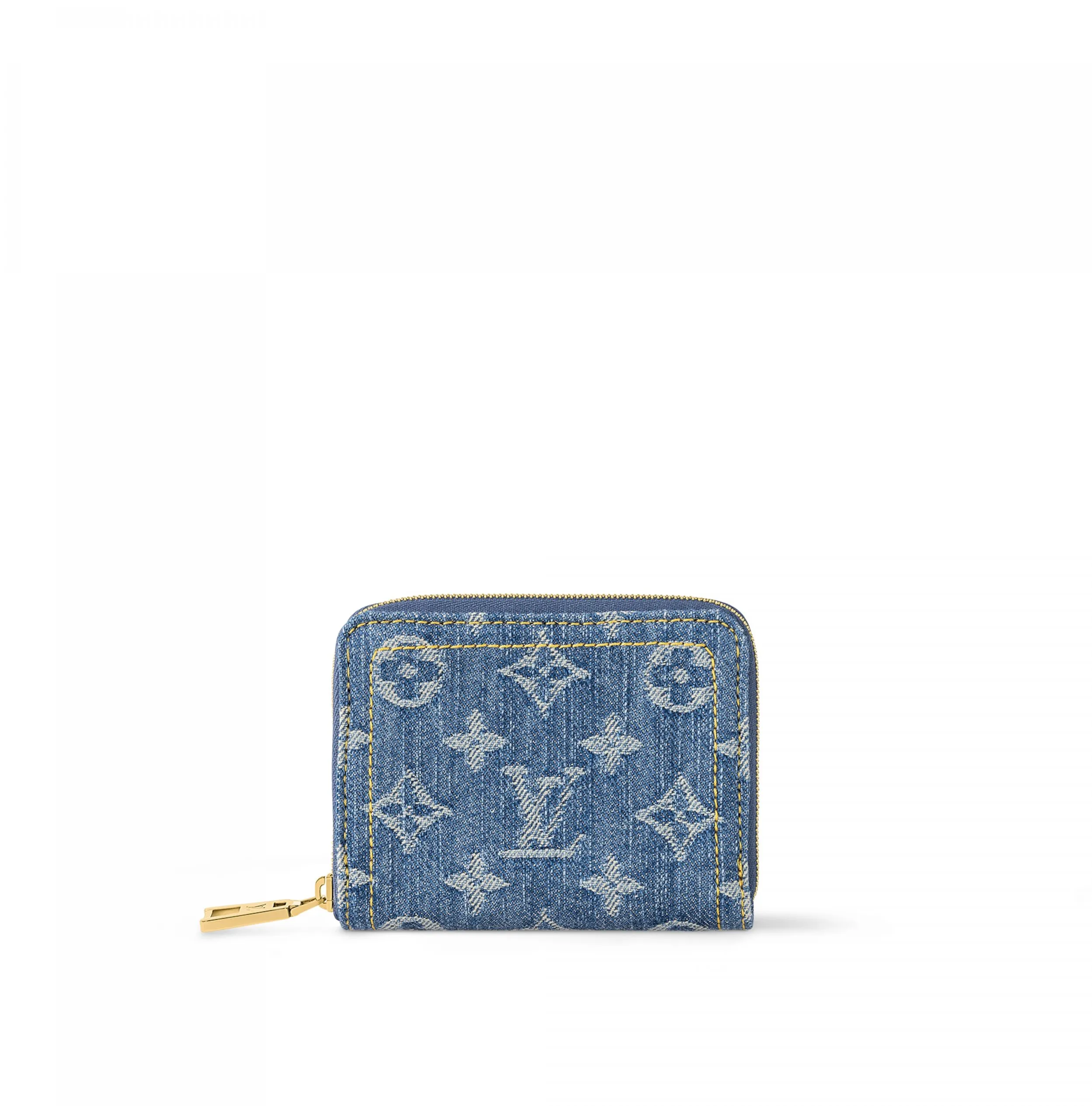 Bagsaaa M82957 Zippy Coin Purse Denim Blue