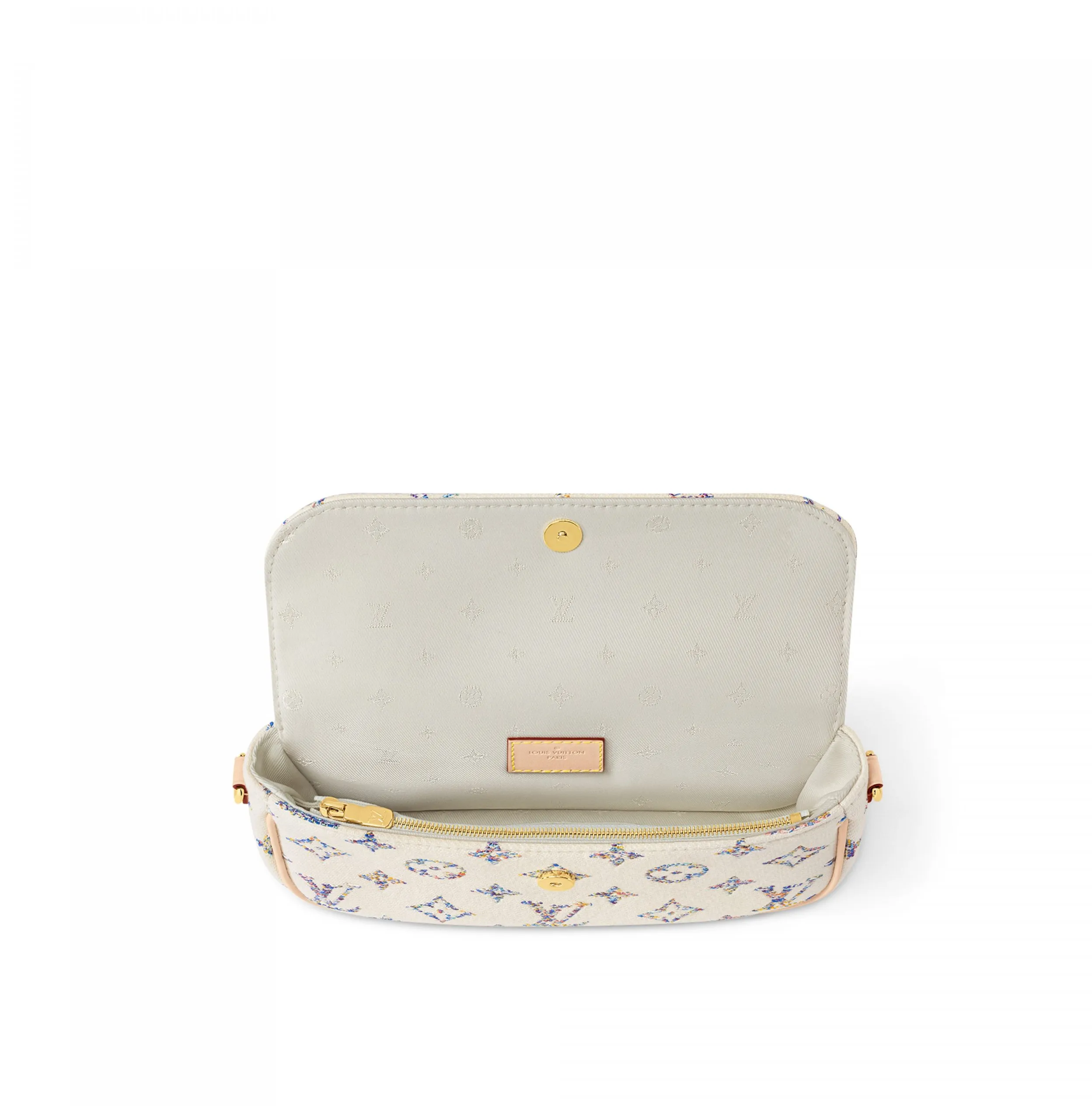 Replica shoes Bagsaaa M83499 Wallet on Chain Ivy Multicolor White