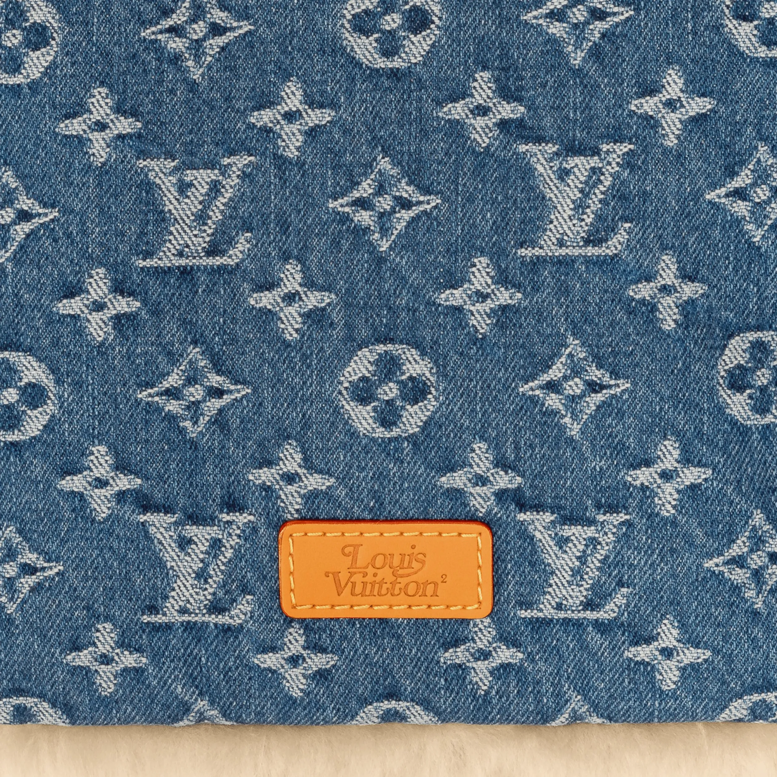 Replica chloe bag Bagsaaa MP2703 Blue Shearling Denim Scarf