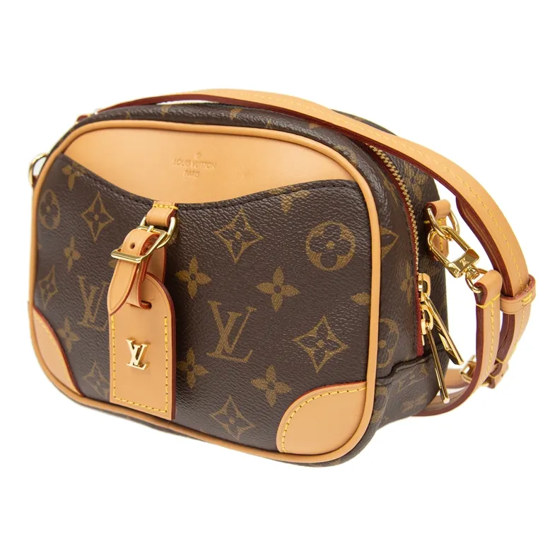 Lv shoes replica Bagsaaa Monogram Canvas Deauville Mini M45528