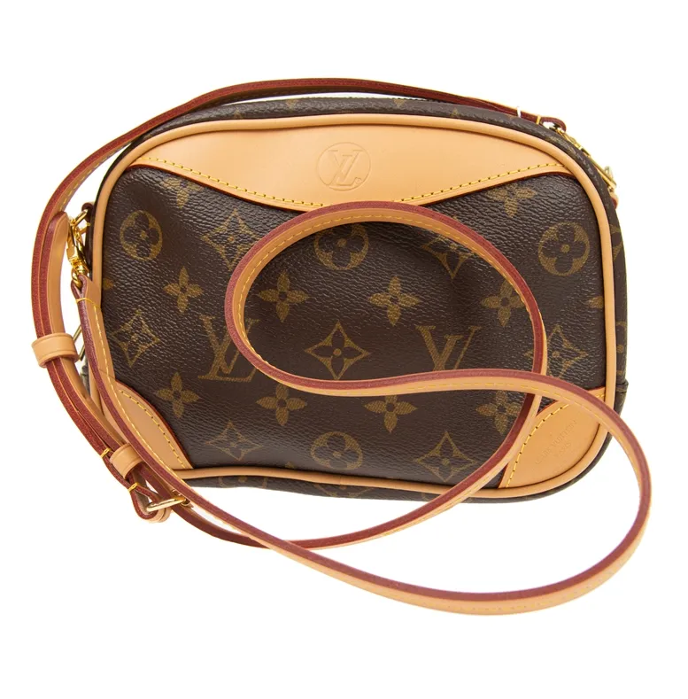 Lv shoes replica Bagsaaa Monogram Canvas Deauville Mini M45528