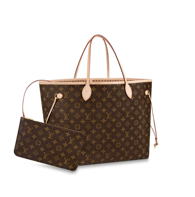 Iv belts replica Bagsaaa Monogram Canvas Neverfull GM M40990 Beige