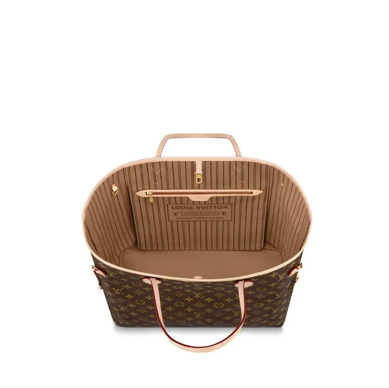 Iv belts replica Bagsaaa Monogram Canvas Neverfull GM M40990 Beige