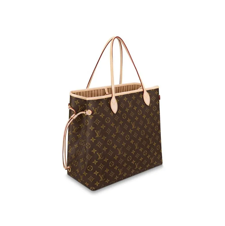 Iv belts replica Bagsaaa Monogram Canvas Neverfull GM M40990 Beige