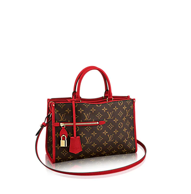 Bagsaaa Monogram Canvas POPINCOURT PM RED M43433