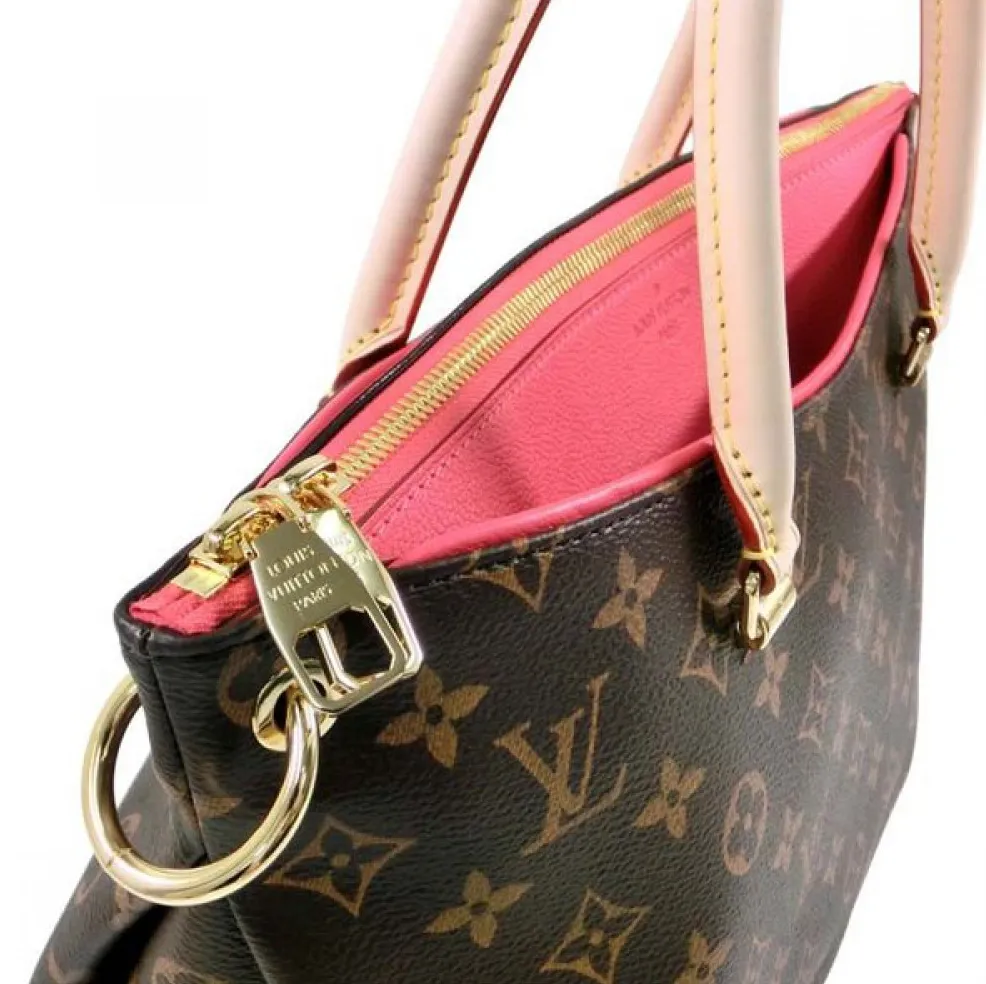 Replica bags lv Bagsaaa Monogram Canvas Pallas M50067 Litchi