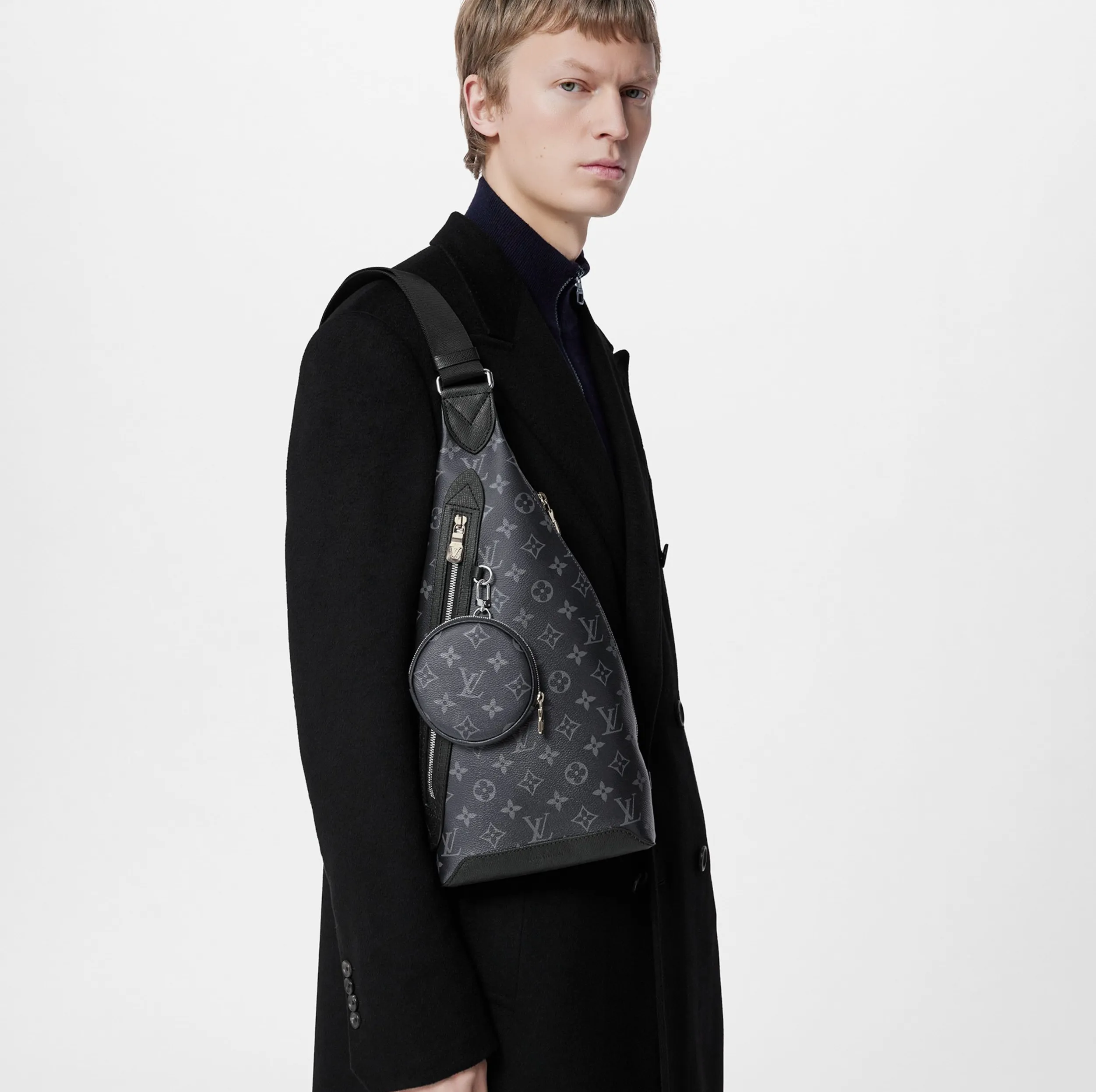 Lv shoes replica Bagsaaa Monogram Eclipse M30936 Duo Slingbag