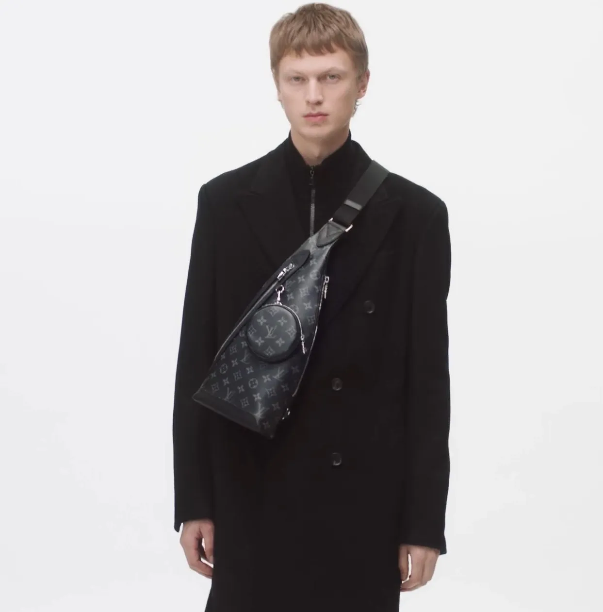 Lv shoes replica Bagsaaa Monogram Eclipse M30936 Duo Slingbag