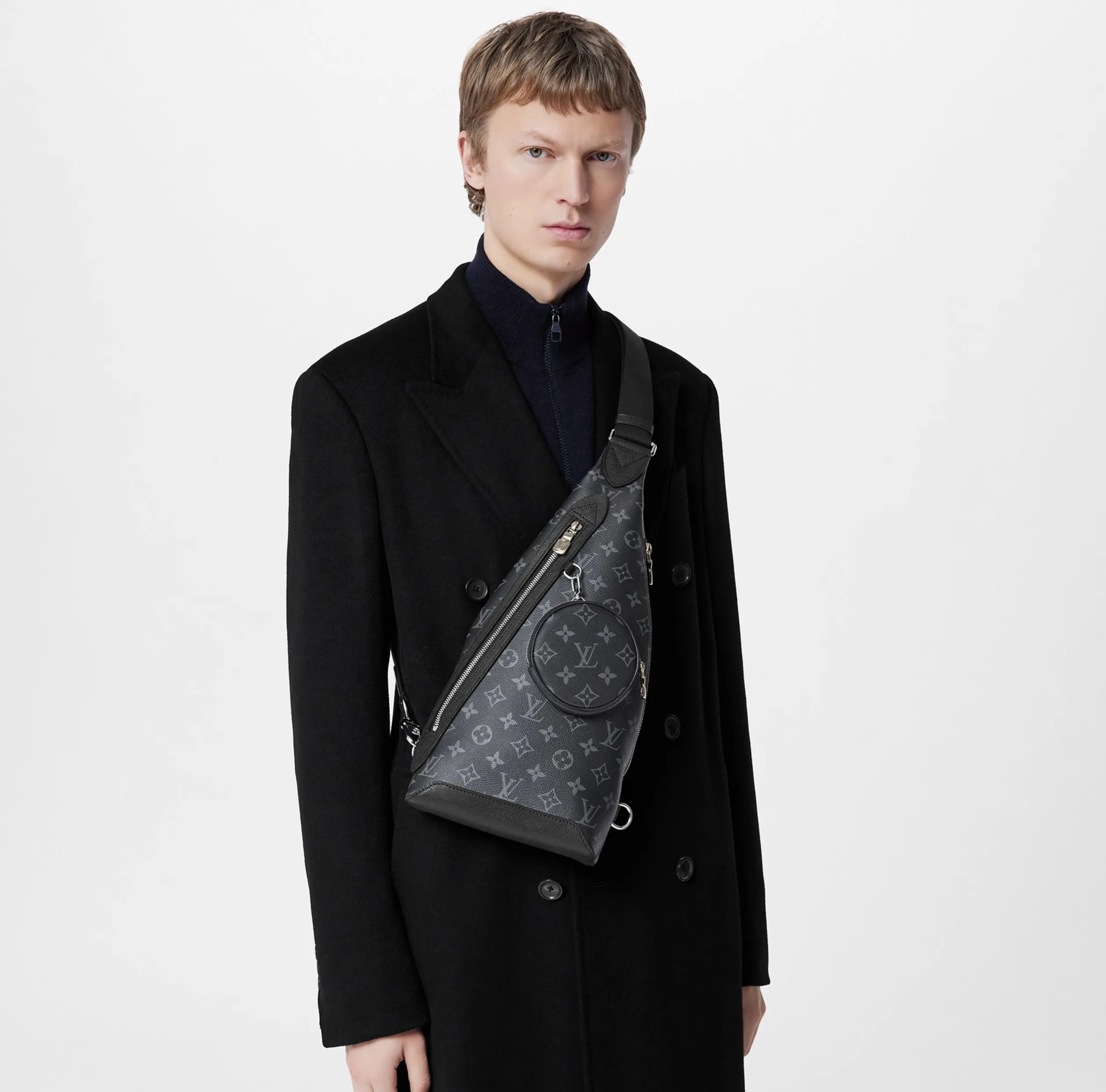 Lv shoes replica Bagsaaa Monogram Eclipse M30936 Duo Slingbag