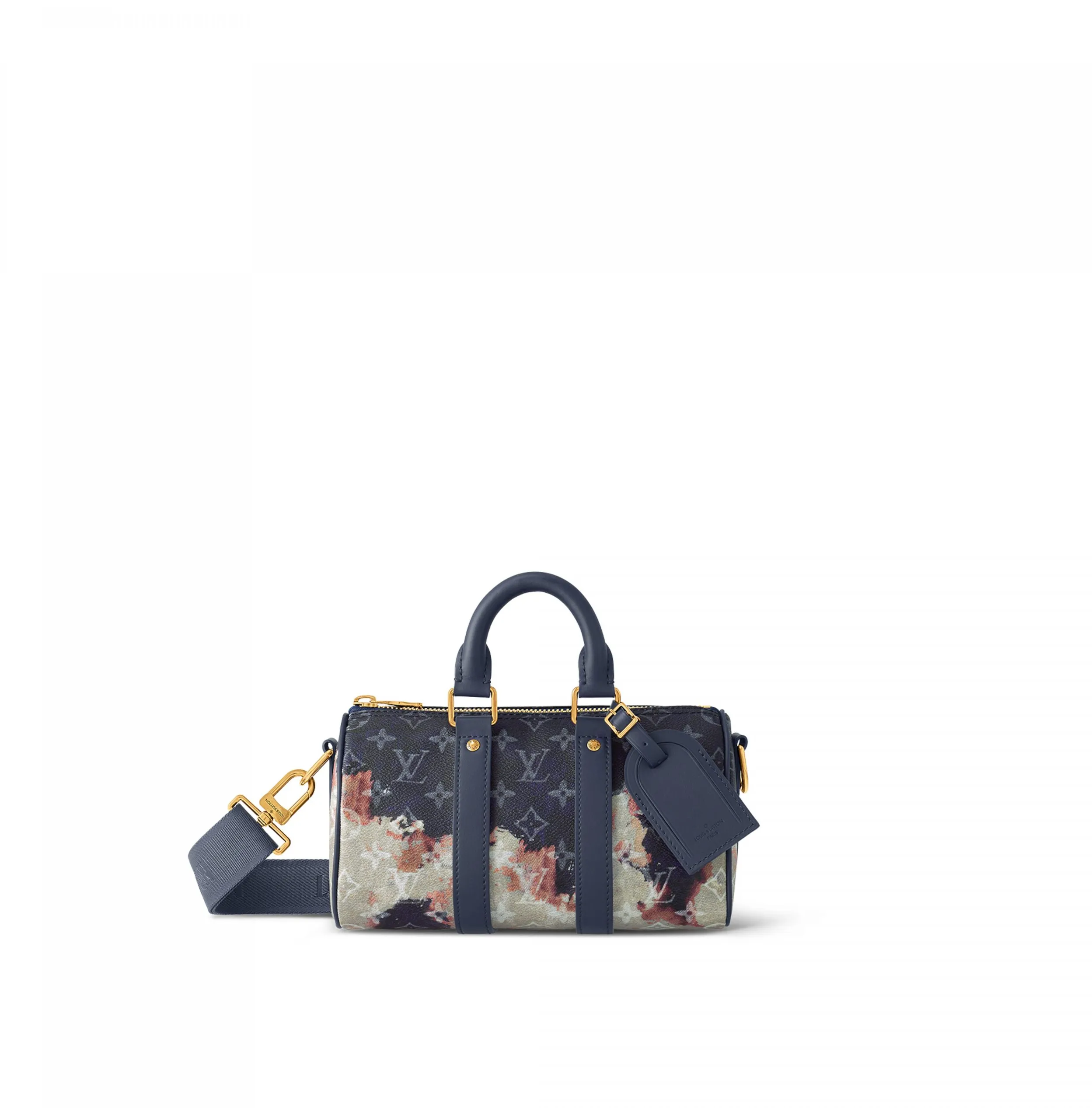 Bagsaaa Monogram Ink Blue M46804 Keepall Bandoulière 25