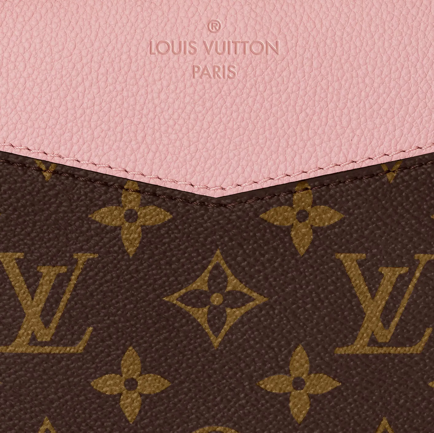 Lauren ralph lauren logo Bagsaaa Monogram Rose Poudre M62942 Daily Pouch