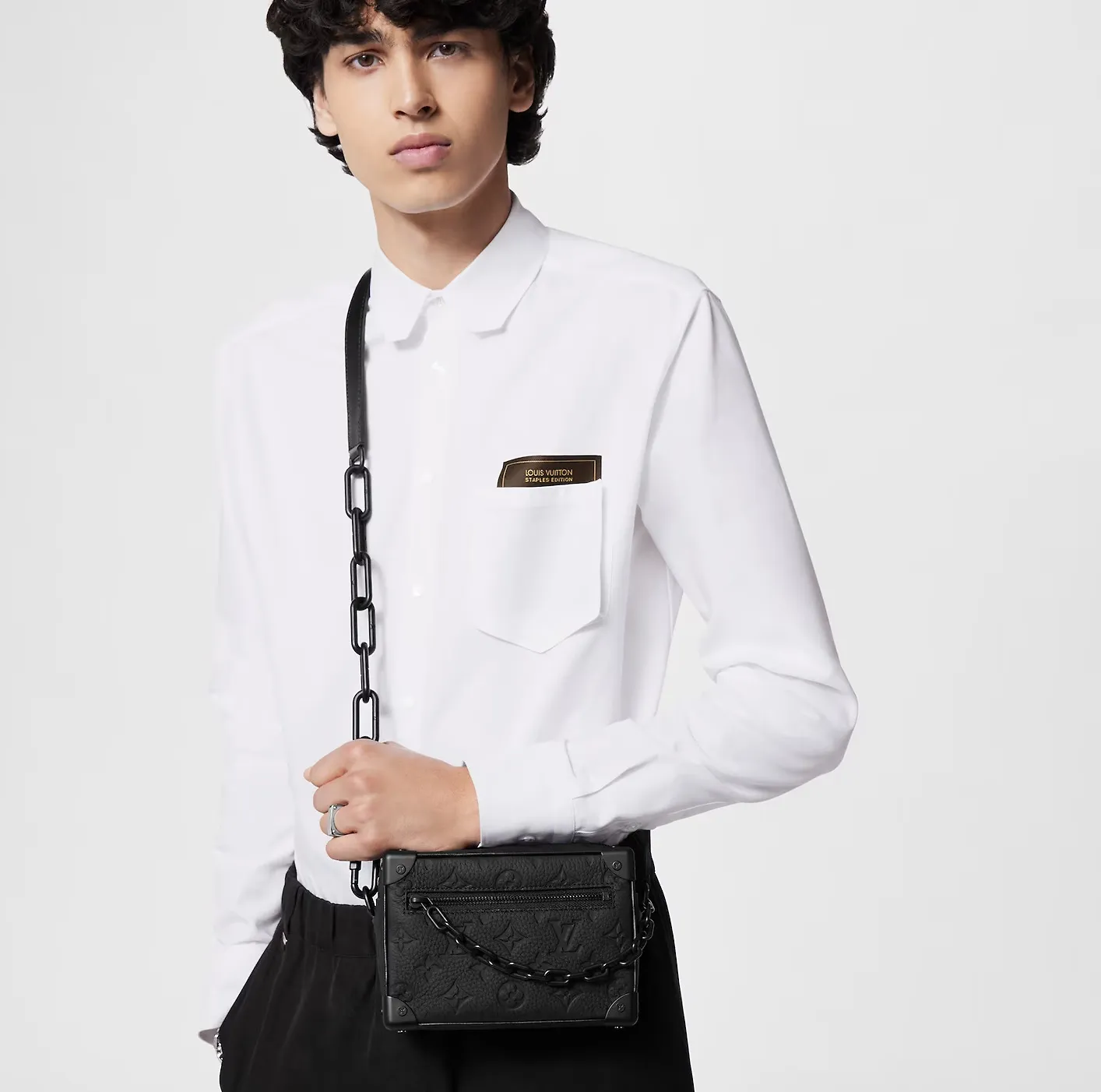 Store mens Bagsaaa Monogram Taurillon Leather M55702 Mini Soft Trunk