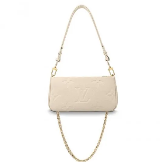 Replica bags lv Bagsaaa Multi Pochette Accessoires Cream M46568 Black M80399