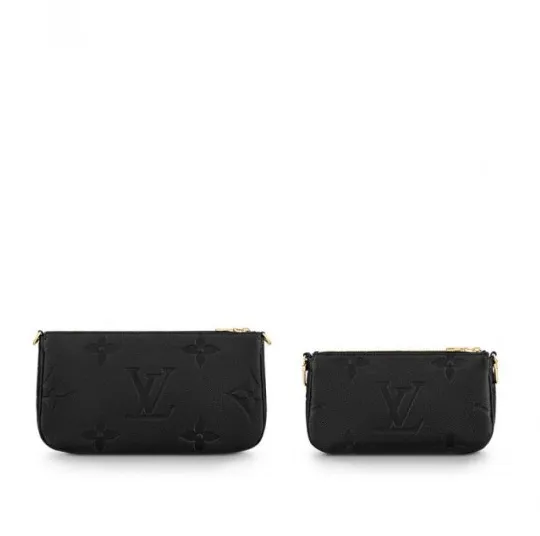 Replica bags lv Bagsaaa Multi Pochette Accessoires Cream M46568 Black M80399