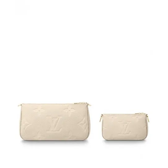 Replica bags lv Bagsaaa Multi Pochette Accessoires Cream M46568 Black M80399