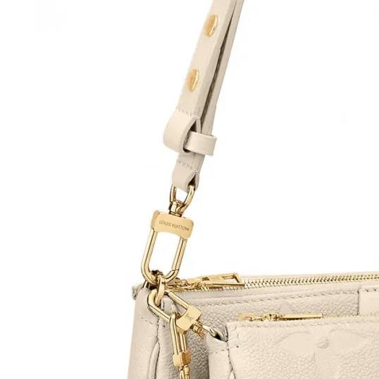 Replica bags lv Bagsaaa Multi Pochette Accessoires Cream M46568 Black M80399