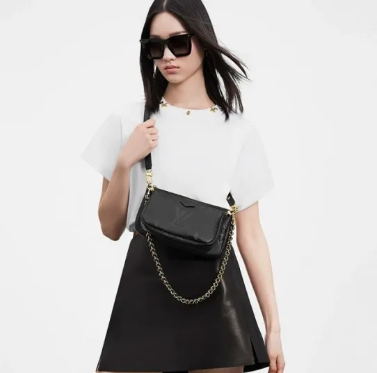Bagsaaa Multi Pochette Accessoires Cream M46568 Black M80399