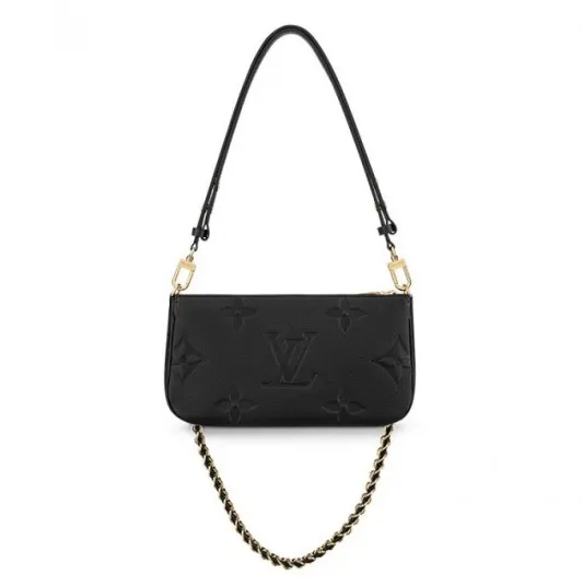 Replica bags lv Bagsaaa Multi Pochette Accessoires Cream M46568 Black M80399