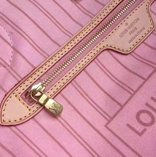 Replica shop Bagsaaa N41050 Neverfull MM Shoulder Bag Damier Azur Canvas
