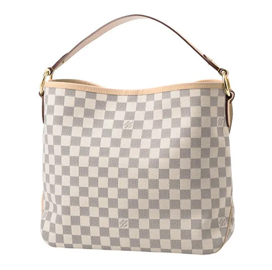 Replica ysl bags Bagsaaa N41462 Delightful PM Hobo Bag Damier Azur Canvas