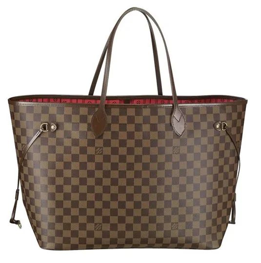 Bagsaaa N51106 Neverfull GM Shoulder Bag Damier Ebene Canvas