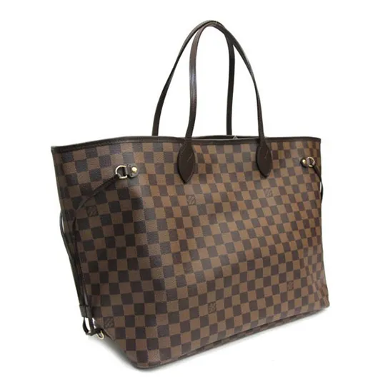 Replica rick owens shoes Bagsaaa N51106 Neverfull GM Shoulder Bag Damier Ebene Canvas