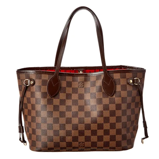 Bagsaaa N51109 Neverfull PM Shoulder Bag Damier Ebene Canvas