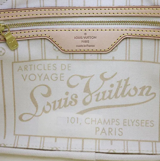Replica bags Bagsaaa N51110 Neverfull PM Shoulder Bag Damier Azur Canvas